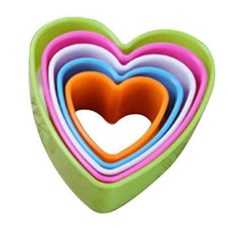

VEAREAR Mould 5Pcs Fondant Cake Cookie Sugarcraft Cutters Decorating Molds Tool Set Kitchen Supplies