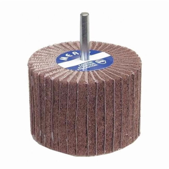 Merit Flap Wheel,4 in Dia,2 in W,120 Grit 08834120458