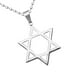 thumbnail image 3 of Collar de Acero Inoxidable Sunnimix Collar de Hombres Colgante Estrella, 3 of 8