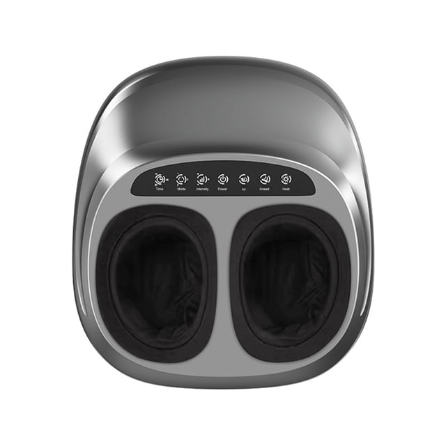 yeacher Remote-Controlled Foot Massager with Adjustable Plug Options, Black/White, 24W Power, Compact Design, 2.8kg, 395x360x220mm