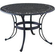 Home Styles Biscayne 48" Round Outdoor Dining Table, Multiple Finishes