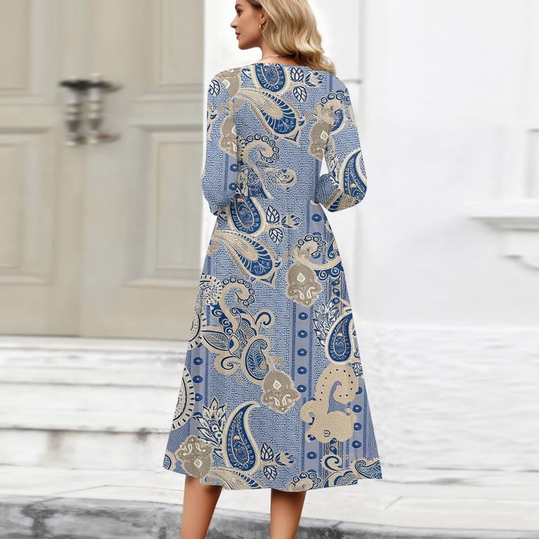 Wutalume Graduation Dress Vintage Floral