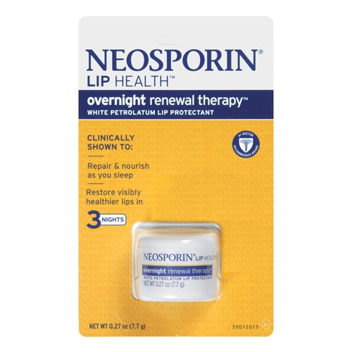 Neosporin Lip Health Overnight Renewal Therapy 0.27 Oz