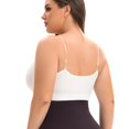 thumbnail image 5 of SXCXLSA Women Plus Size Strapless Bra Front Closure Wire Free Supportive Bandeau Bra for Everyday Comfort and Casual Wear White XXXL, 5 of 7