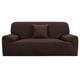 thumbnail image 1 of Cubierta de sofá Casa Muebles Sillas Amantes de sentarse Sofa  (2 Seater, Chocolate Color), 1 of 10