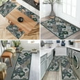 thumbnail image 6 of Aonewoe Farmhouse Kitchen Rugs Sets of 3, Washable Non Slip Kitchen Mats for Floor, Boho Floral Kitchen Rugs and Mats Set, Floor Rugs for Hallway Laundry Room Sink (Gray), 6 of 7