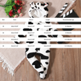 thumbnail image 3 of Coerni Baby Cow Print Onesie Soft Plush Footed Jumpsuit Cute 3D Cow Hood Infant Boys & Girls Winter Cozy Warm One Piece Clothes, 3 of 6