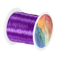 thumbnail image 1 of Alambre de joyería de 0.3 mm, calibre 28, 328 pies de alambre de cobre para hacer joyas/plantar/tejer/manualidades DIY, alambres de metal suave [100M, púrpura], 1 of 7