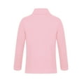 thumbnail image 2 of YUUMIN Kids Boys Girls Turtleneck Thermal Underwear Winter Baselayer Shirts Long Sleeve Solid Sweater Pink 100, 2 of 5