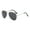 Silver frame gray sh, variant on UV400 SunShade Lens Eyeglasses Pilot Glasses Colorful Lenses Sunglasses For Men And Women Outdoor Activity EyeWear