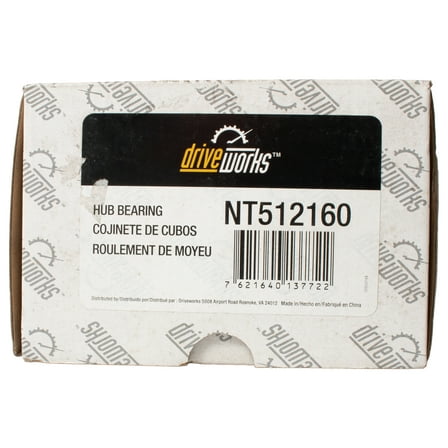 Driveworks Rear Wheel Hub Bearing Assembly Fits 1996-00 Hyundai Elantra NT512160