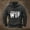 Black, variant on KeShDi Hoodies for Men Warm Hoodies Men's Solid Color Vintage Long Sleeved Hooded Sweatshirt Dark Gray XL
