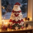 thumbnail image 3 of DIY Quilted Christmas Tree Kit - 3D Fabric Patchwork Christmas Tree Craft Set, Handmade Tabletop Holiday Decoration, Christmas Holiday Creative DIY Gift for Adults Beginners and Craft Lovers, 3 of 5