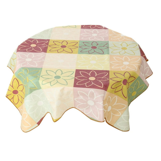 Unique Bargains Vinyl Tablecloth Wedding/Parties Decoration, Seamless Oil