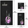 thumbnail image 2 of GZHJMY Halloween Decorative Towel Set, Skeleton Welcome Print, 3-Piece Set with 30x60 inch Bath Towel, 16x28 inch Hand Towel & 13x13 inch WashclothGZHJMY, 2 of 6