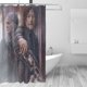 thumbnail image 3 of Cortina de ducha de tela de poliéster impermeable The Walking Dead, decoración de baño, kit de cortina de ducha con ganchos, 72 x 72 pulgadas, 3 of 7