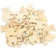 thumbnail image 5 of EeaseMX 40 piezas de rodajas de madera para manualidades, sin terminar, con forma de oso, adorno decorativo., 5 of 7