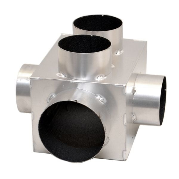 Dometic Boat Junction Vent Box 5068214 Ocean 9 1/8 x 7 Inch Aluminum