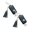 thumbnail image 1 of Oleegame 2PC Travel Bottle And Keychain Holder Refillable Empty Bottles For Hand Sanitizer Black, 1 of 2