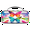 Multicolour 2, variant on Herdesigns Rainbow Butterfly Carrying Case for Nintendo Switch OLED Model 2021 & Switch 2017 with 20 Game Card Slots, Portable Travel Carry Case for Accessories and Console