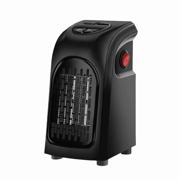 Mini PTC Ceramic Space Heater, Portable Desktop Electric Heater with Timer, Thermostat & Multi Safety Protection, Fast Heating Personal Heater for Office Bedroom Desk Indoor Use