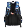 thumbnail image 3 of KAMUGO Kids Backpack for Boys Funny Dinosaur Bookbag, Lightweight Water Resistant Elementary School Backpacks, Blue, 3 of 7