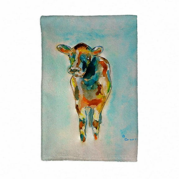 Betsy Drake Interiors Betsy's Cow Kitchen Towel
