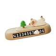 thumbnail image 1 of Tarjeta de estacionamiento temporal para coche, decoración Universal para salpicadero de coche, automotriz Gato, 1 of 8