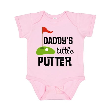 

Inktastic Daddy Little Putter Mini Golf Outfit Gift Baby Boy or Baby Girl Bodysuit