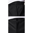 thumbnail image 4 of Zimjoy Men's Golf Shorts with Pocket 7" Elastic Waist Quick Dry Water Resistant Chino Shorts for Casual Office Dress Work, Black L, 4 of 5