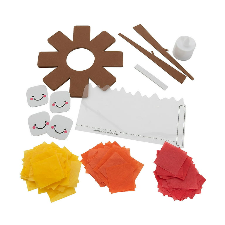 Construction Paper Campfire, Craft, , Crayola CIY, DIY Crafts  for Kids and Adults