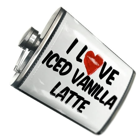 

NEONBLOND Flask I Love Iced Vanilla Latte Coffee