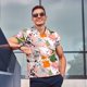 thumbnail image 4 of Balery Cartoon Halloween Camisa Polo de Hombre con Estampado, de Manga Corta y Tejido Medio, Camisa Tipo Golf Polo-X-Large, 4 of 6