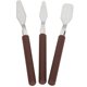 thumbnail image 1 of Lot de 3 spatules en acier inoxydable pour peinture à l'huile et sculpture sur argile, 1 of 4
