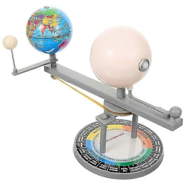 Model of Sun-Moon-Earth Geography Educational Apparatus Earth Sun Moon Planetarium As Shown
