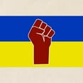 thumbnail image 2 of CafePress - Ukrainian Flag With Fist - Unisex Canvas Tote Bag, Beige, 1-Piece, 2 of 6