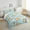 Blue, variant on Erosebridal Floral Corgi Comforter Sets Queen Size,Animal Dog Bedding Queen Comforter Set,Pink Flower Bedding Sets Queen with Comforter,Breathable Cartoon Bedroom Decorative,Reversible,3 Pieces