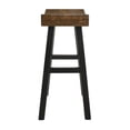 thumbnail image 3 of Home Square 3 Piece 30" Wood Bar Stool Set in Elm and Black, 3 of 4