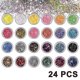 thumbnail image 1 of Polvo de uñas con pigmento de 24 colores, pigmentos para uñas, decoración artística de uñas 3d Diy, 1 of 5