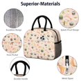 thumbnail image 4 of Lunch Bag Lunch Box for Women Reusable Insulated Lunch Bags,Water-Resistant Sushi Print Cooler Lunch Tote Bag, Large Capacity for Work Travel Picnic, 4 of 6
