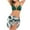 Green, variant on Efsteb Bikini Sets for Women High Waisted V Neck Bathing Suit Bikini Print Summer Beach Two Piece Swimsuits High Waist Swimwear (Blue,XL)