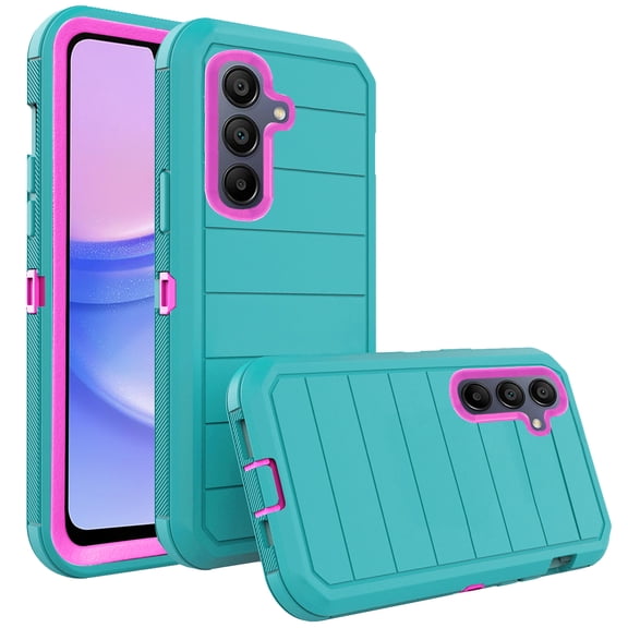 Asuwish Compatible with Samsung Galaxy A15 5G/4G Phone Case Hybrid Rugged Shockproof Hard Protective Drop Proof Full Body Heavy Duty Mobile Cell Cover for A 15 G5 15A Women Men Green