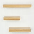 thumbnail image 3 of Cheungs 5952-3 Corrabel Ridged Floating Accent Shelves - Set of 3, 3 of 4