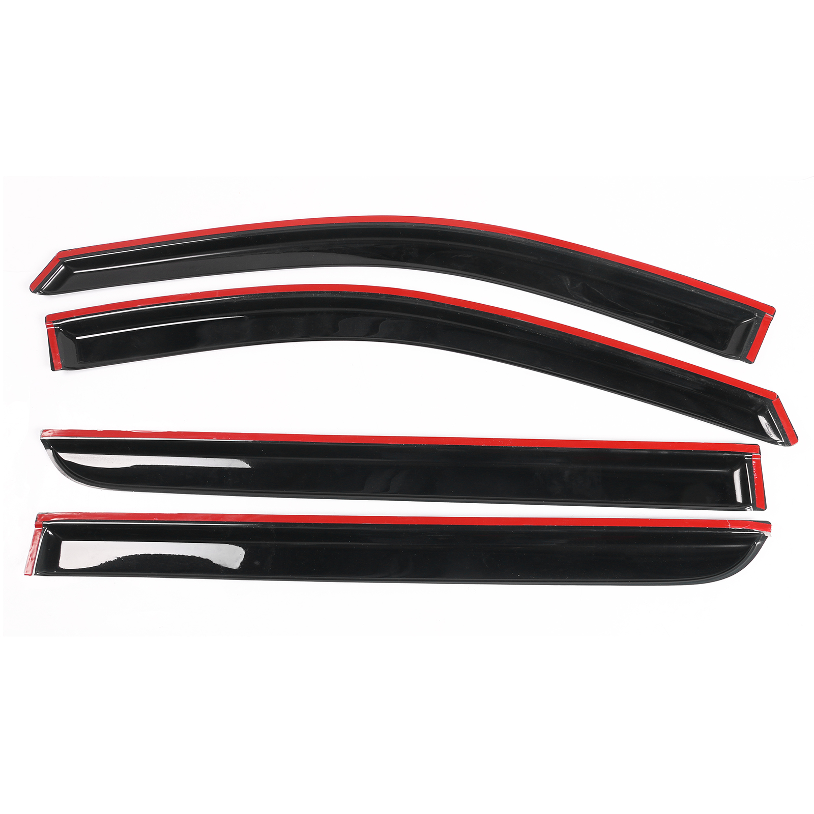 Ikon Motorsports Compatible with 08-10 Honda Odyssey Acrylic Window Visors Vent Windshield Deflector Rain Guard 4Pc Set Outside Mount 2008 2009 2010