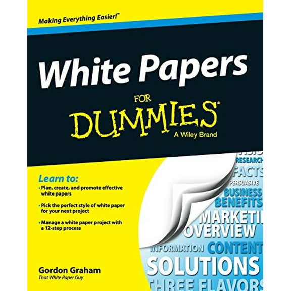 Pre-Owned White Papers For Dummies Paperback