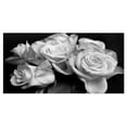 thumbnail image 2 of Design Art Bunch of Roses Black And White Floral Canvas Art Print, 2 of 3