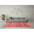thumbnail image 3 of Ahgly Company Indoor Rectangle Abstract Red Modern Area Rugs, 2' x 3', 3 of 4