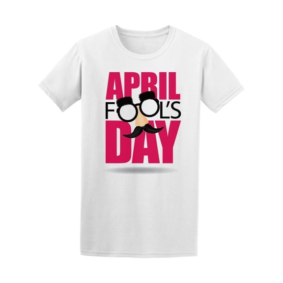April Fool's Day Funny Mask Tee Men's -Image by Shutterstock