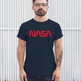 thumbnail image 4 of Vintage NASA Worm Logo T-shirt Astronaut Space Exploration Emblem Men's Tee, 4 of 7