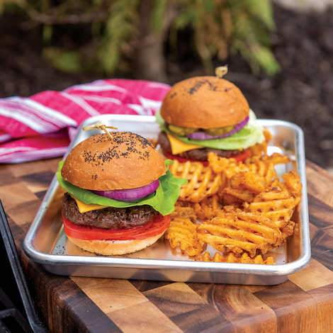 Aluminum Burger Serving Trays - 2-Pack, Nordic Ware